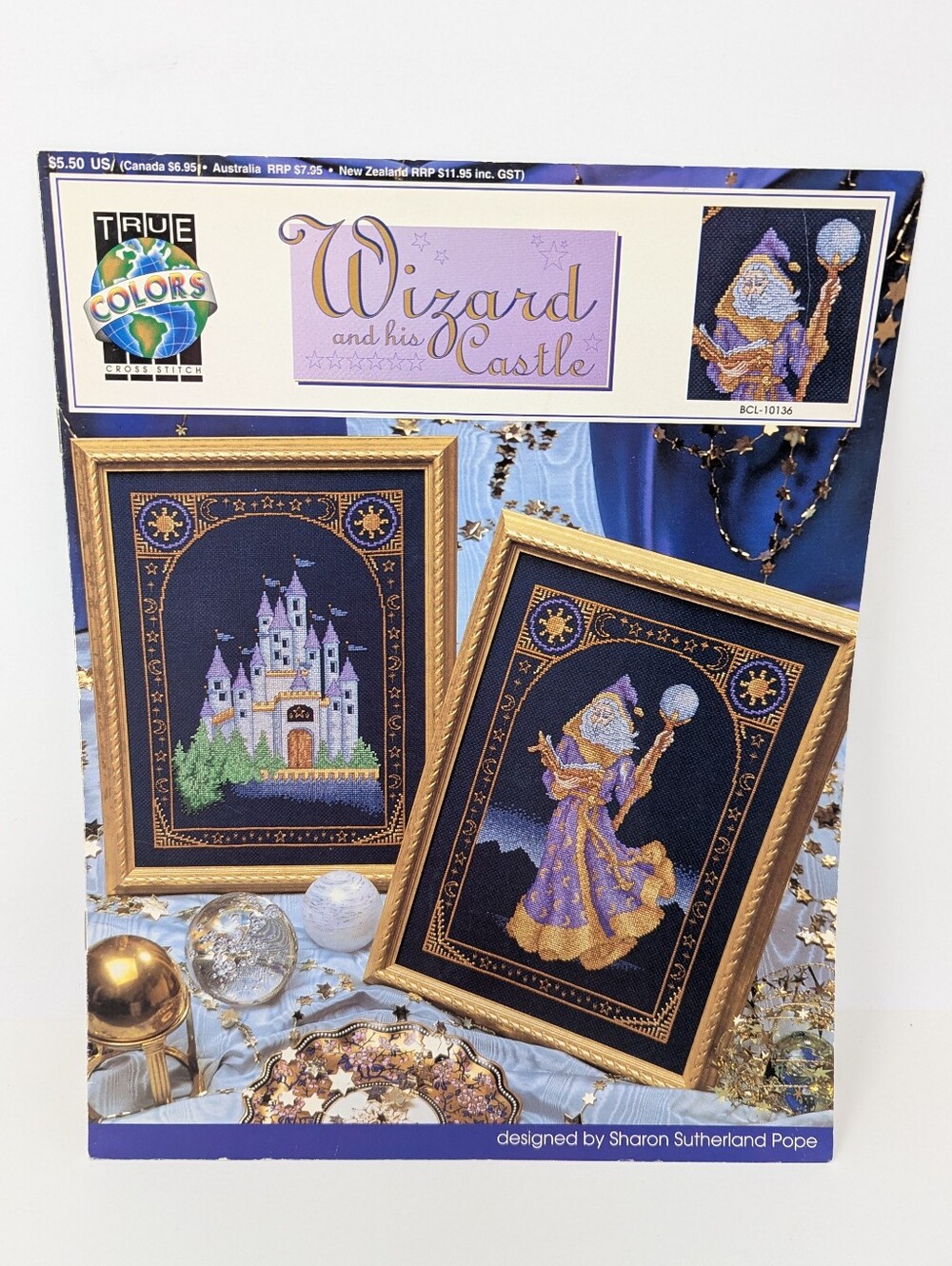 Cross Stitch Pattern Wizards and His Castle Fantasy